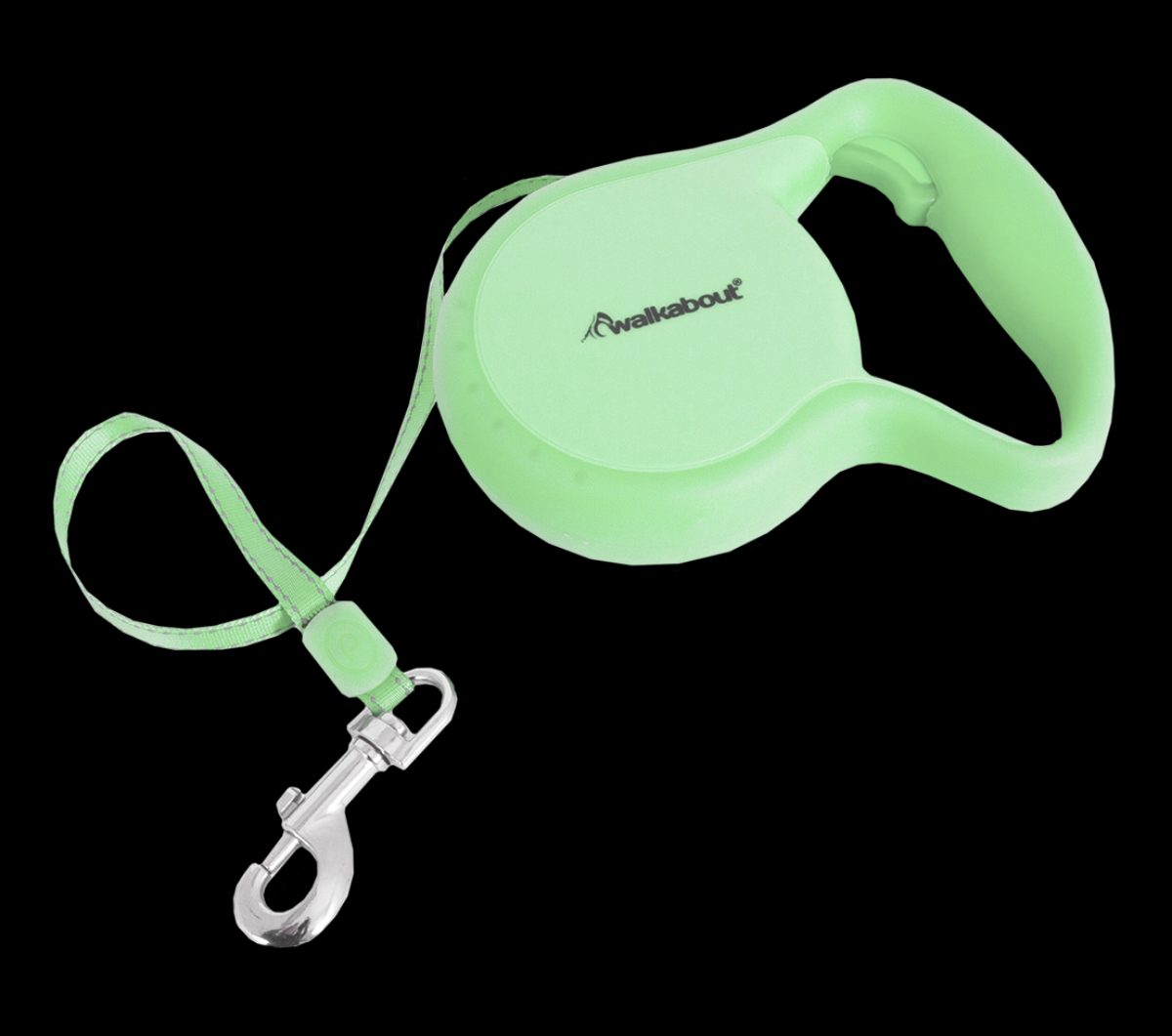 Walkabout Retractable Leash Glow in the Dark XS