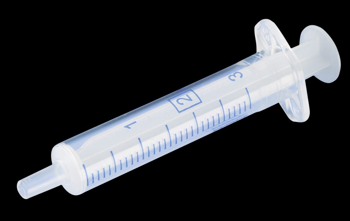 Wegwerpspuit 2-delig Luer Lock 3 ml
